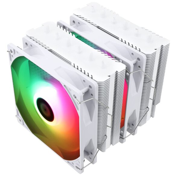 CPU COOLER - New - Thermalright PC Computer Dual Fan Gaming Tech Accessory WHITE - Picture 1 of 7